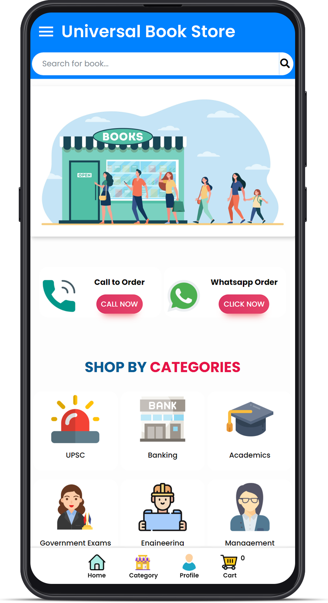 Book Shop Android Application | Book Shop Mobile App Development in ...